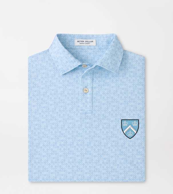 Columbia Bases Loaded Youth Performance Jersey Polo in PALE BLUE