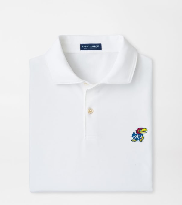 Kansas Albatross Cotton-Blend Piqu&eacute; Polo in White