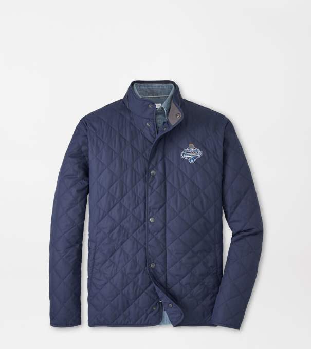 Los Angeles Dodgers World Series Suffolk Coat in Navy