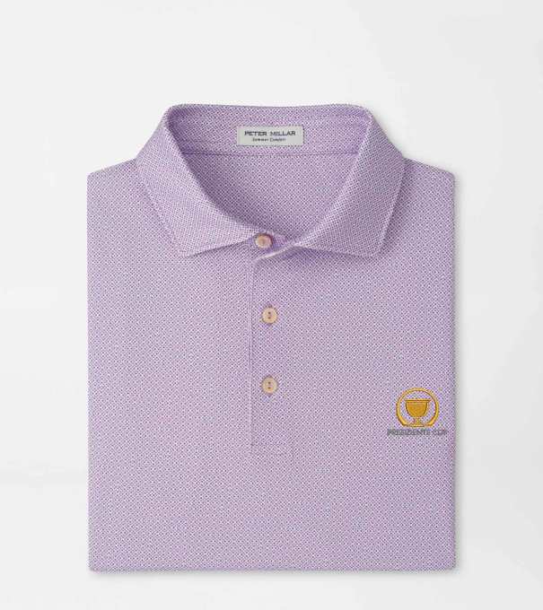 16th Presidents Cup Ashgrove Performance Jersey Polo in PURPLE IRIS