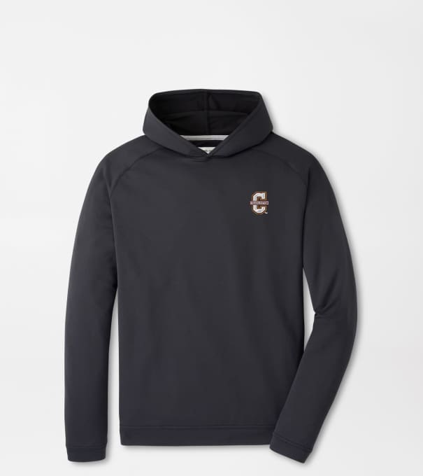 College of Charleston Pine Performance Hoodie in Black