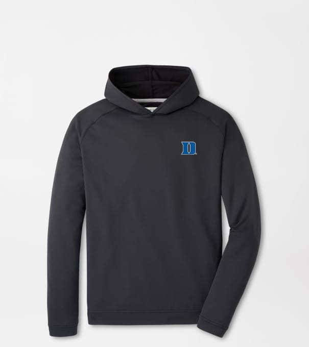 Duke University Pine Performance Hoodie in Black