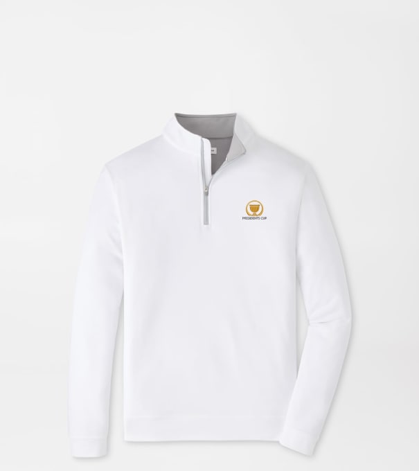 16th Presidents Cup Perth Performance Quarter-Zip in White