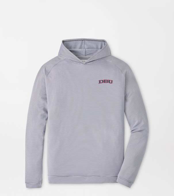 Dallas Baptist University Pine Sugar Stripe Performance Hoodie in Iron