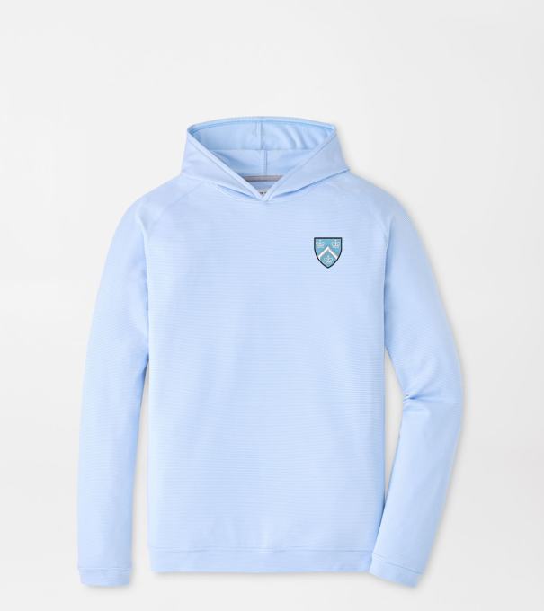 Columbia Pine Sugar Stripe Performance Hoodie in Cottage Blue