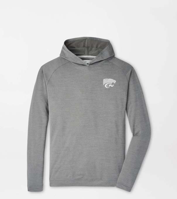 Kansas State Pine Performance Hoodie in Iron