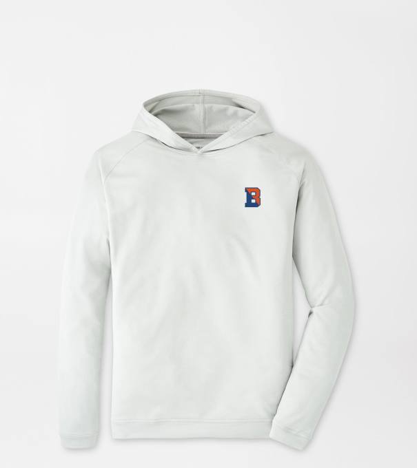 Bucknell Pine Performance Hoodie in British Grey