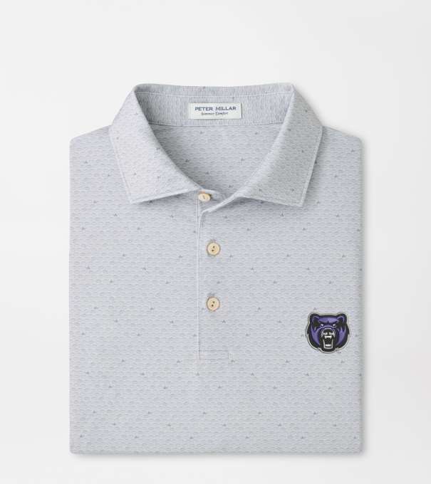Central Arkansas On The Ball Performance Jersey Polo in British Grey