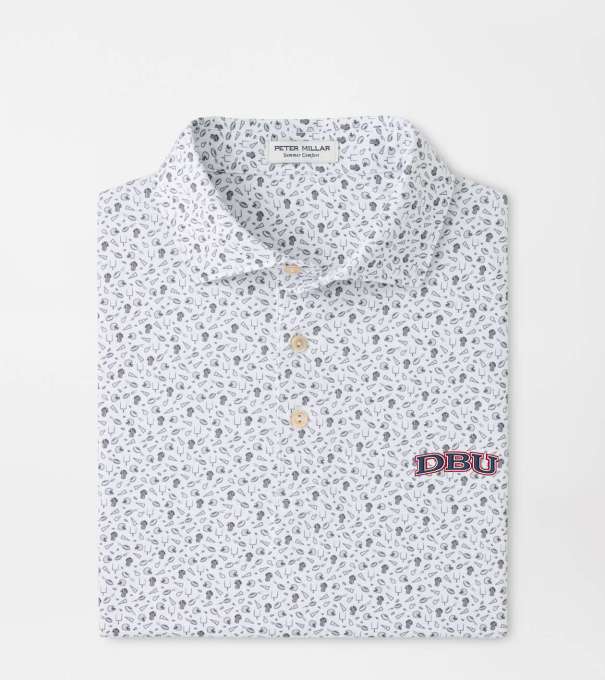 Dallas Baptist University Kick Off Performance Jersey Polo in Gale Grey