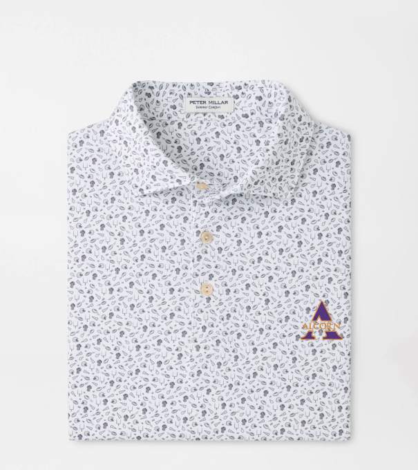 Alcorn State Kick Off Performance Jersey Polo in Gale Grey