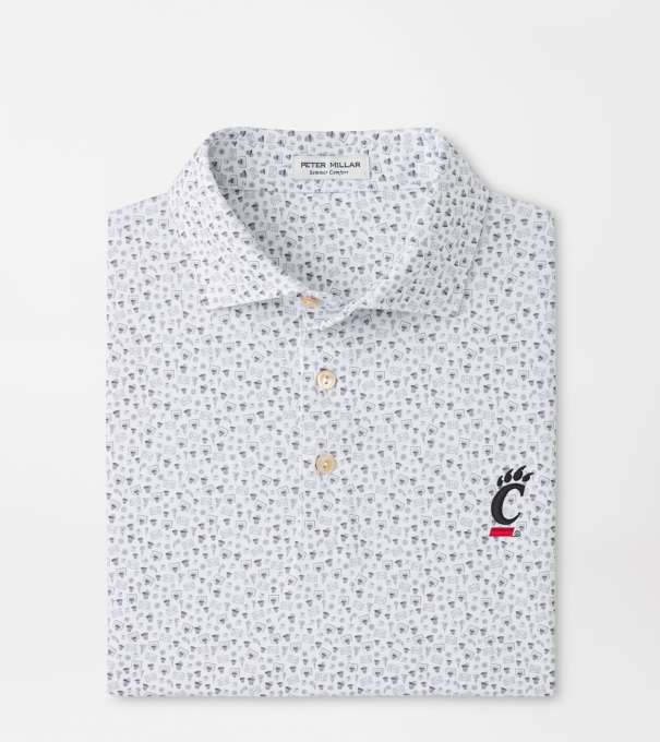 Cincinnati Buzzer Beater Performance Jersey Polo in White