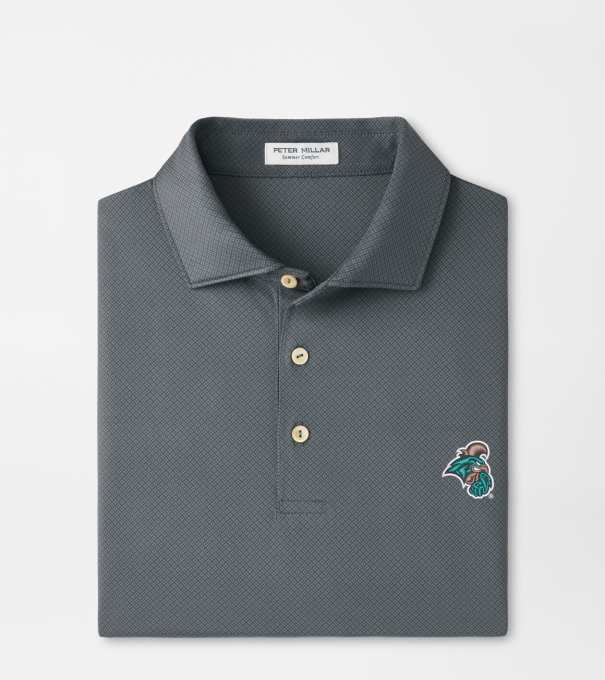 Coastal Carolina Hugo Performance Jersey Polo in Iron