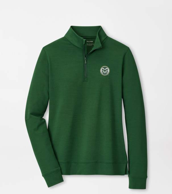 Colorado State Women's Perth Performance Pullover in Green1