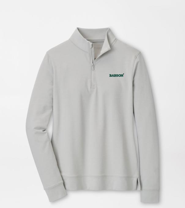 Babson Women's Perth Performance Pullover in British Grey