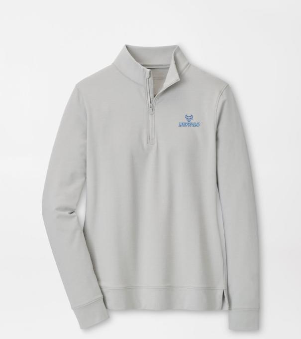 University at Buffalo Women's Perth Performance Pullover in British Grey