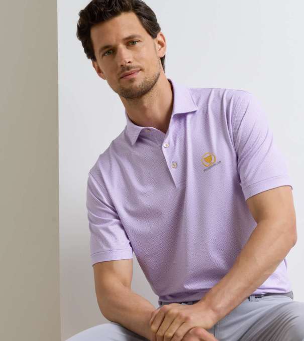 16th Presidents Cup Ashgrove Performance Jersey Polo in PURPLE IRIS