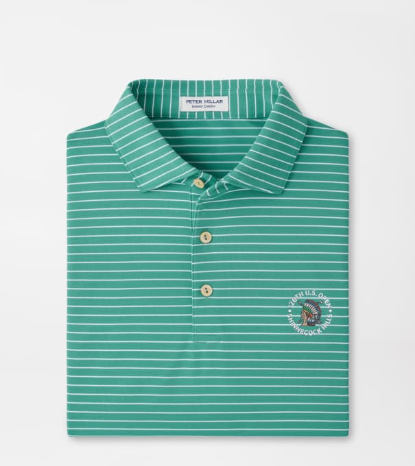 126th U.S. Open Winston Performance Mesh Polo in SNOW PEA