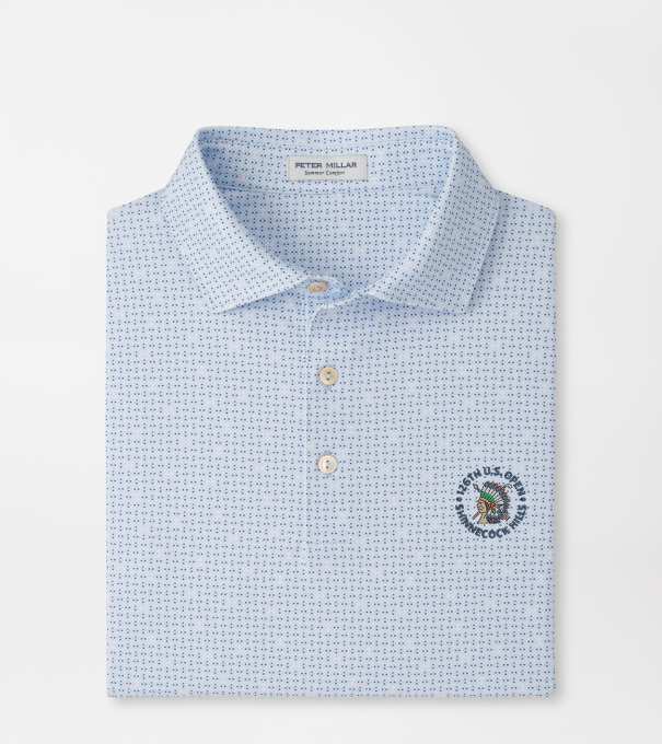 126th U.S. Open Ashgrove Performance Jersey Polo in Stream Blue