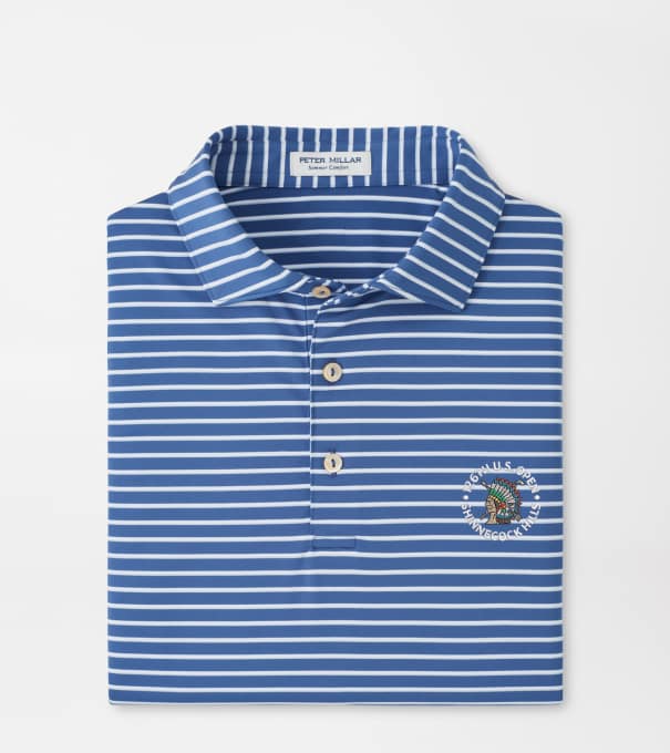 126th U.S. Open Dunnes Performance Jersey Polo in Windsor Blue