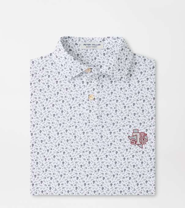 Texas Southern Kick Off Youth Performance Jersey Polo in Gale Grey