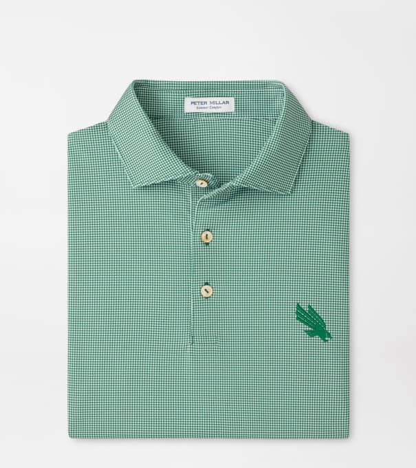 North Texas Border Performance Jersey Polo in Green1
