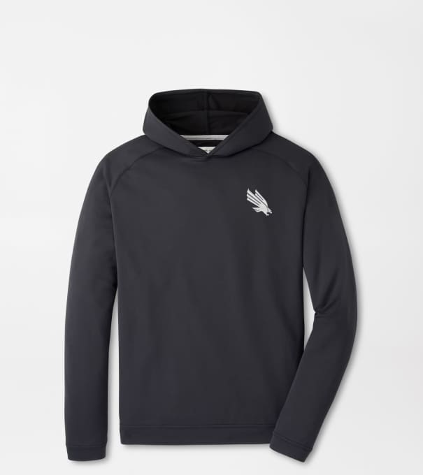 North Texas Pine Performance Hoodie in Black
