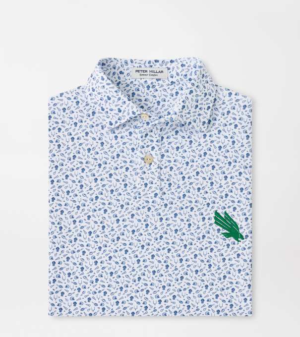 North Texas Kick Off Youth Performance Jersey Polo in Blue Frost