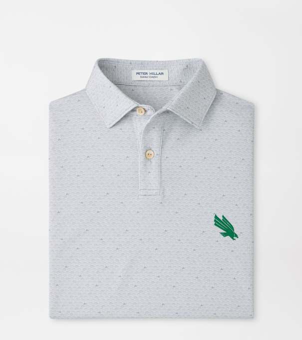 North Texas On The Ball Youth Performance Jersey Polo in British Grey