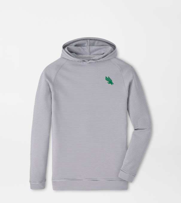 North Texas Pine Youth Sugar Stripe Performance Hoodie in Iron