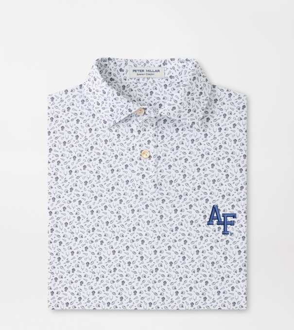 Air Force Academy Kick Off Youth Performance Jersey Polo in Gale Grey