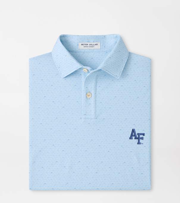 Air Force Academy On The Ball Youth Performance Jersey Polo in PALE BLUE