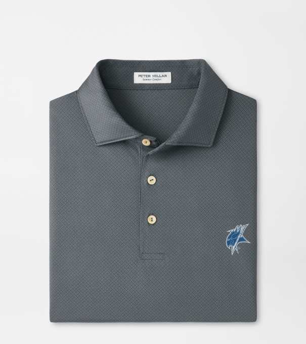 Elizabeth City Hugo Performance Jersey Polo in Iron