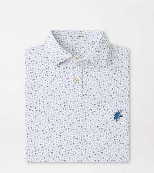 Elizabeth City Buzzer Beater Youth Performance Jersey Polo in White