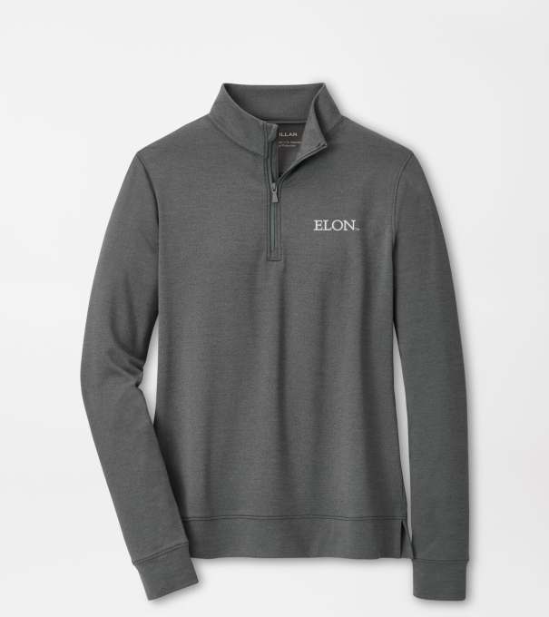 Elon Women's Perth Performance Pullover in Iron