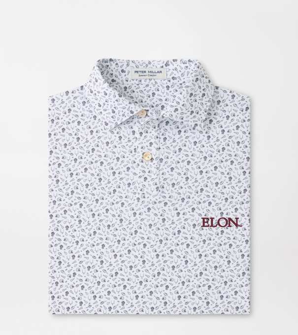 Elon Kick Off Youth Performance Jersey Polo in Gale Grey