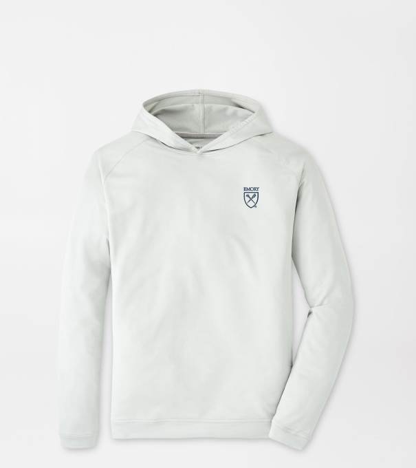 Emory Pine Performance Hoodie in British Grey