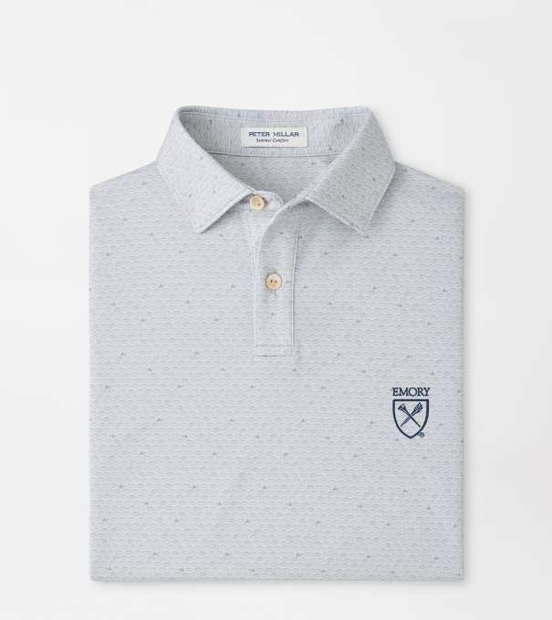 Emory On The Ball Youth Performance Jersey Polo in British Grey