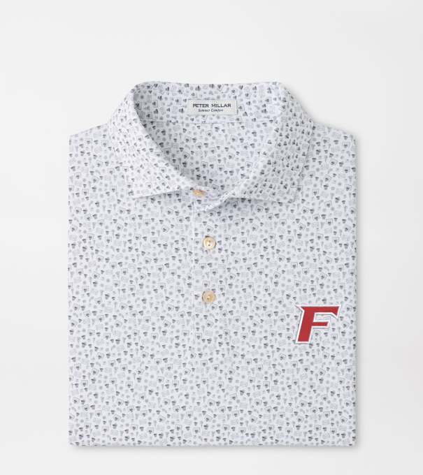 Fairfield Buzzer Beater Performance Jersey Polo in White