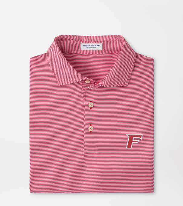Fairfield Jubilee Stripe Performance Polo in Red3