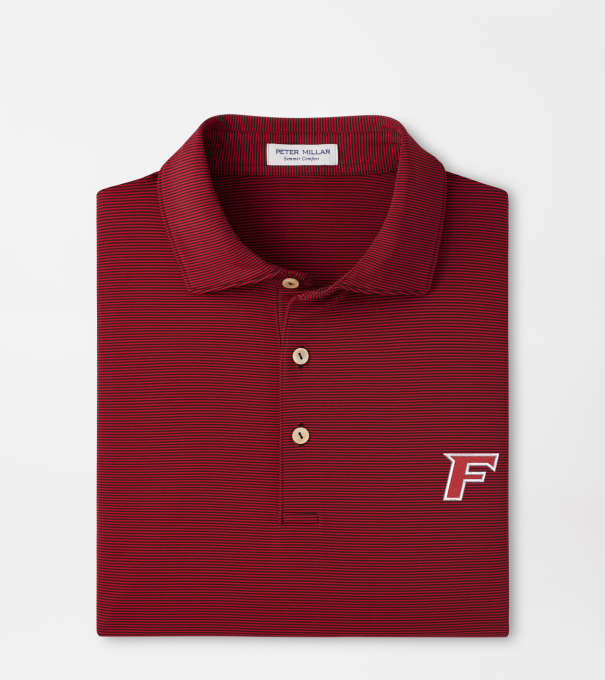 Fairfield Jubilee Performance Jersey Polo in Black / Red3