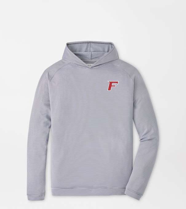 Fairfield Pine Sugar Stripe Performance Hoodie in Iron
