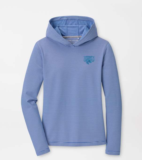 Fayettville State Women's Pine Sugar Stripe Performance Hoodie in Blue3