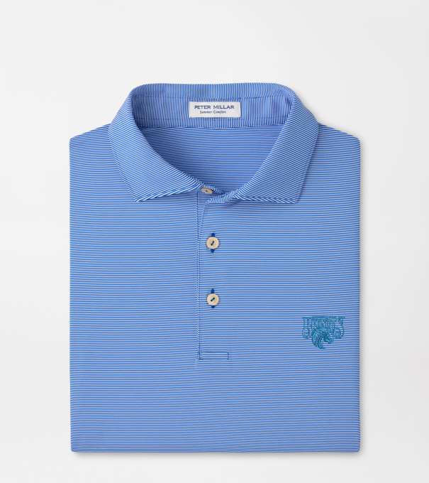 Fayettville State Jubilee Stripe Performance Polo in Blue3
