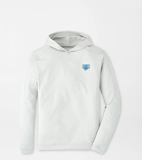 Fayettville State Pine Performance Hoodie in British Grey