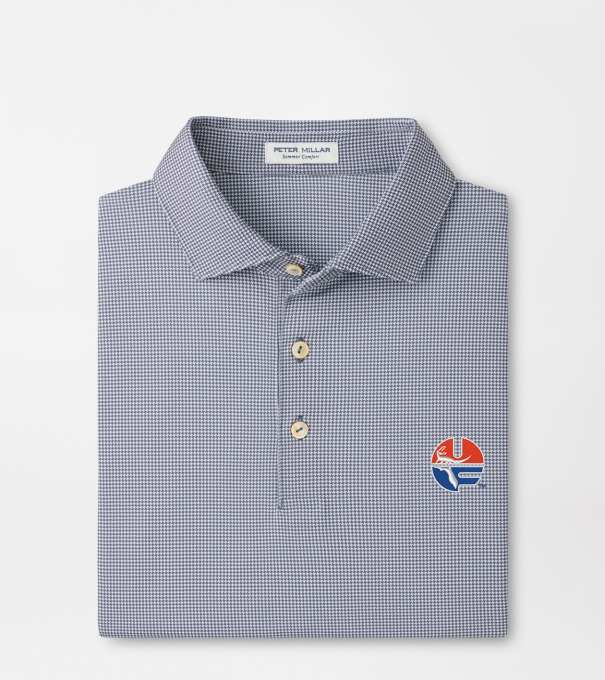 Florida Vault Border Performance Jersey Polo in Iron