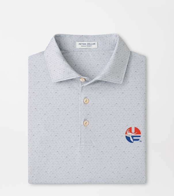 Florida Vault On The Ball Performance Jersey Polo in British Grey