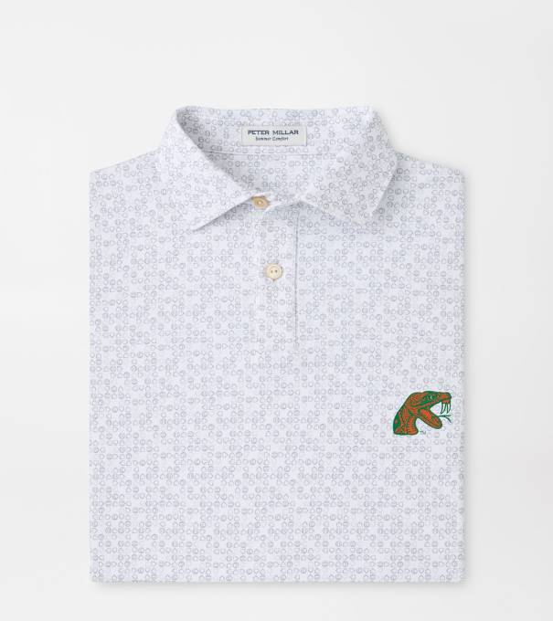 Florida A&M Bases Loaded Youth Performance Jersey Polo in White
