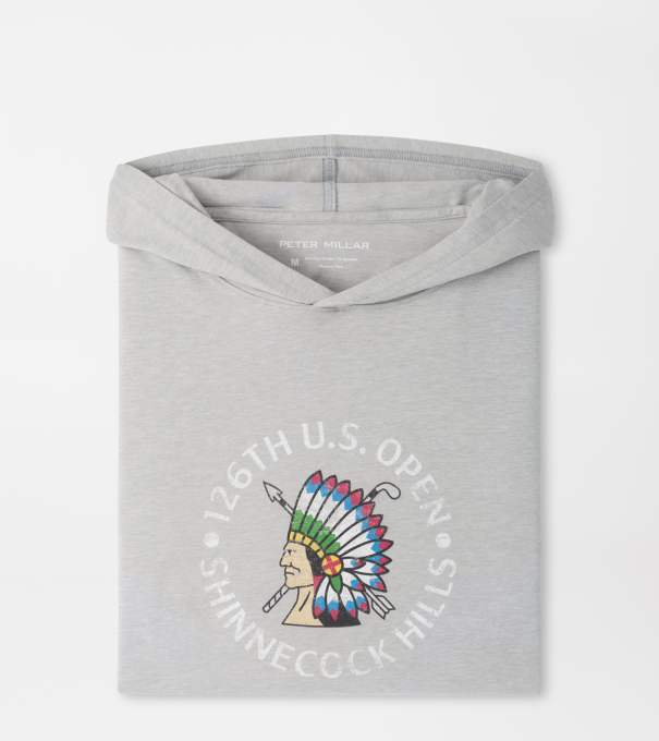 126th U.S. Open Shinnecock Hills T-Shirt Hoodie in Gale Grey