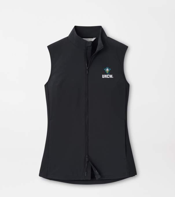 UNCW Women's Dunes Vest in Black