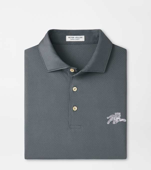 Jackson State Hugo Performance Jersey Polo in Iron